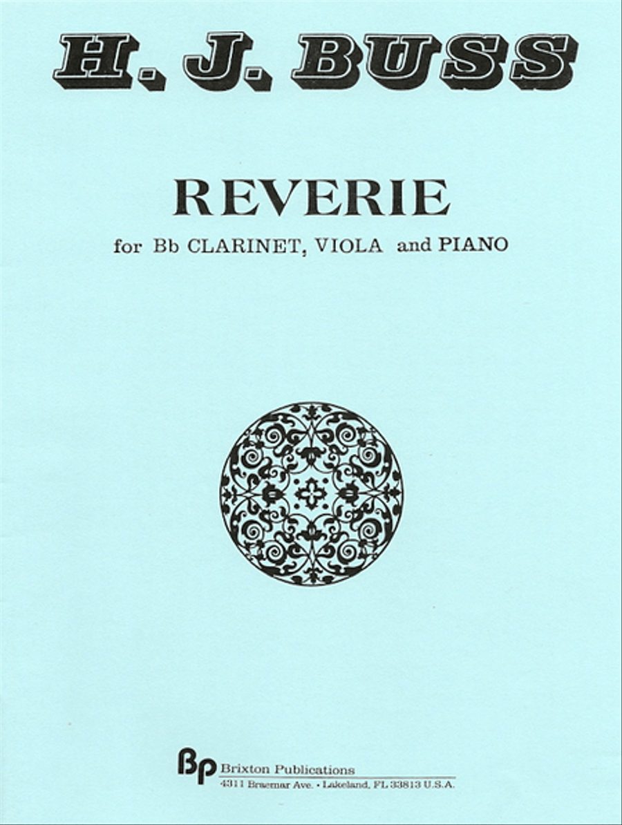 Reverie Clarinet scores gallery preview page 1