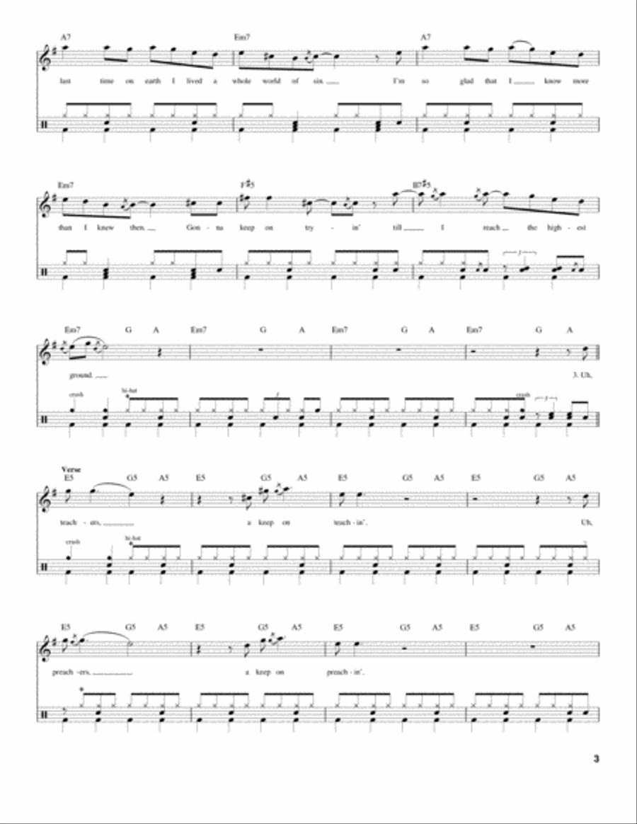 Higher Ground Drum Set scores gallery preview page 3