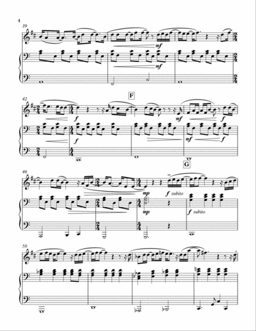 Warrior Trumpet Solo scores gallery preview page 6