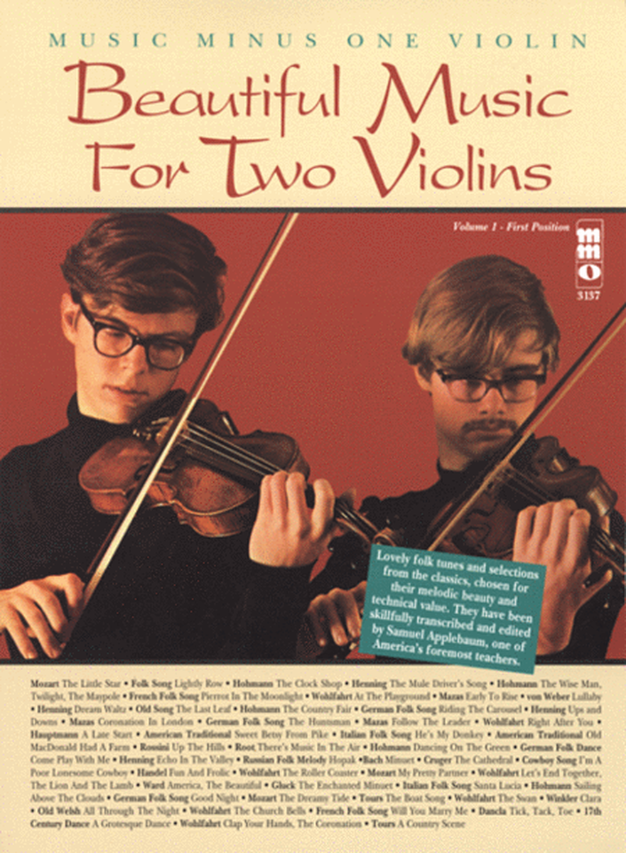 Beautiful Music For 2 Violins (1st position) Vol.1 image number null
