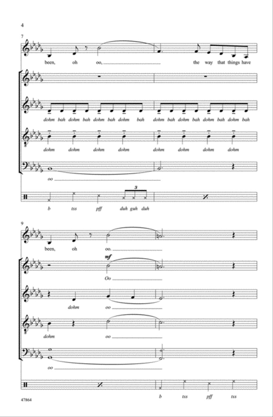 Believer Choir scores gallery preview page 3
