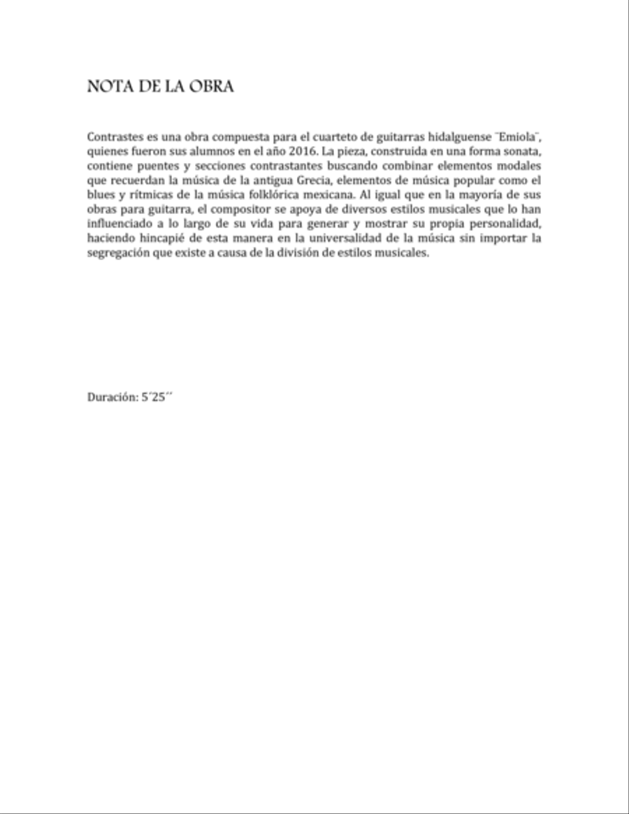 Contrastes Chamber Music scores gallery preview page 3