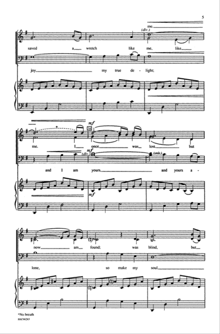 Cradle Me, Lord Cradle Me, Lord 4-Part scores gallery preview page 5