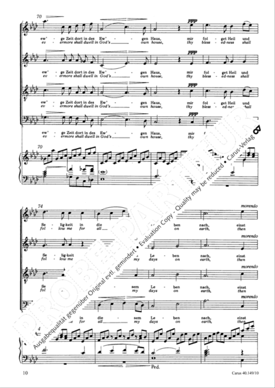 Psalm 23 4-Part scores gallery preview page 11