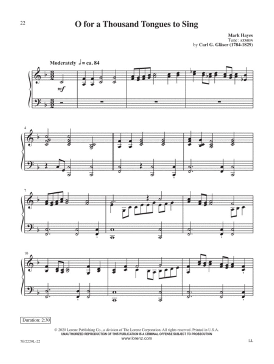 Perfect Postludes Piano Solo scores gallery preview page 7