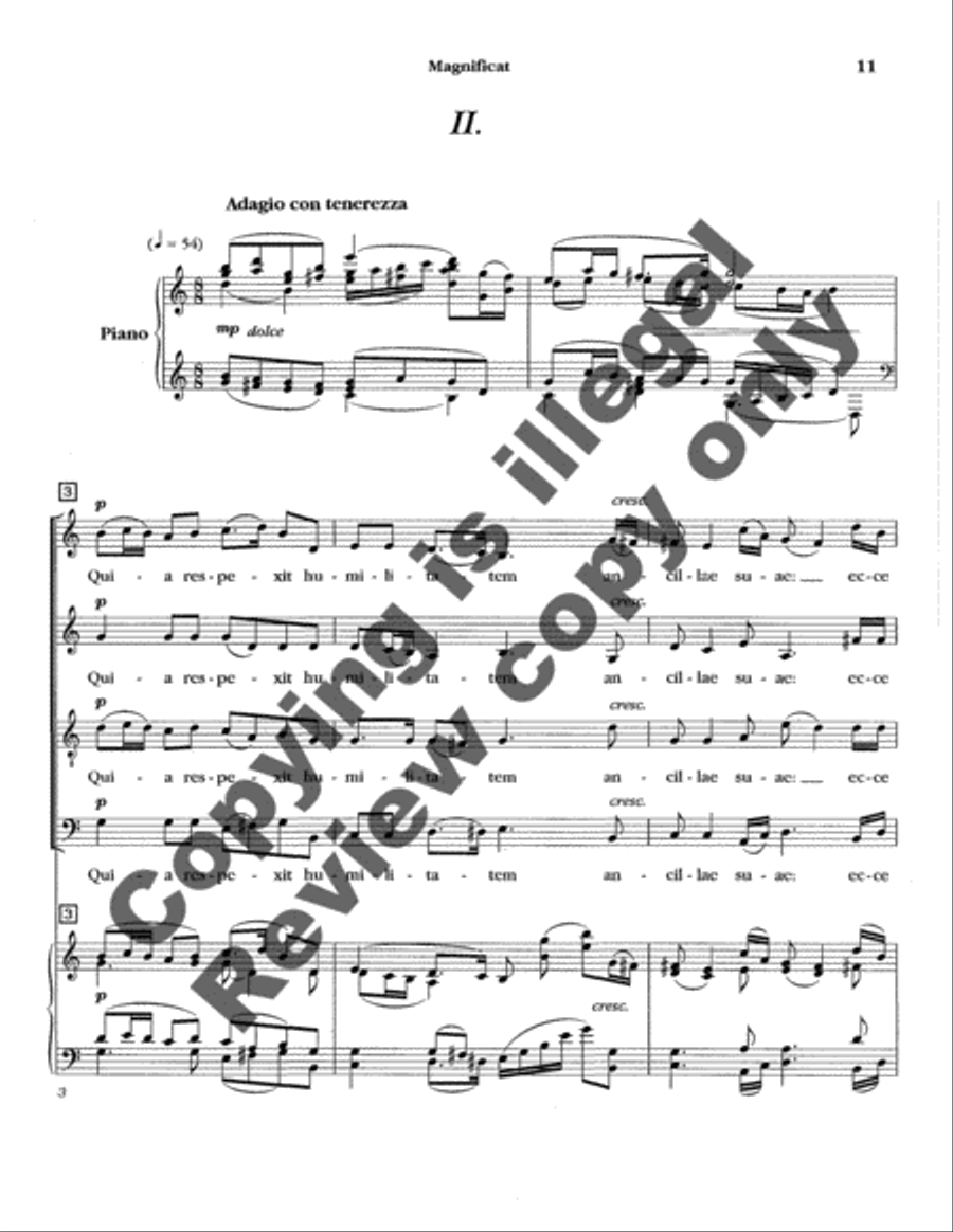 Magnificat 4-Part scores gallery preview page 8