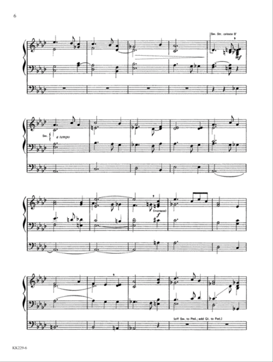 Sacred Sounds from George Shearing For Organ Organ Solo scores gallery preview page 6