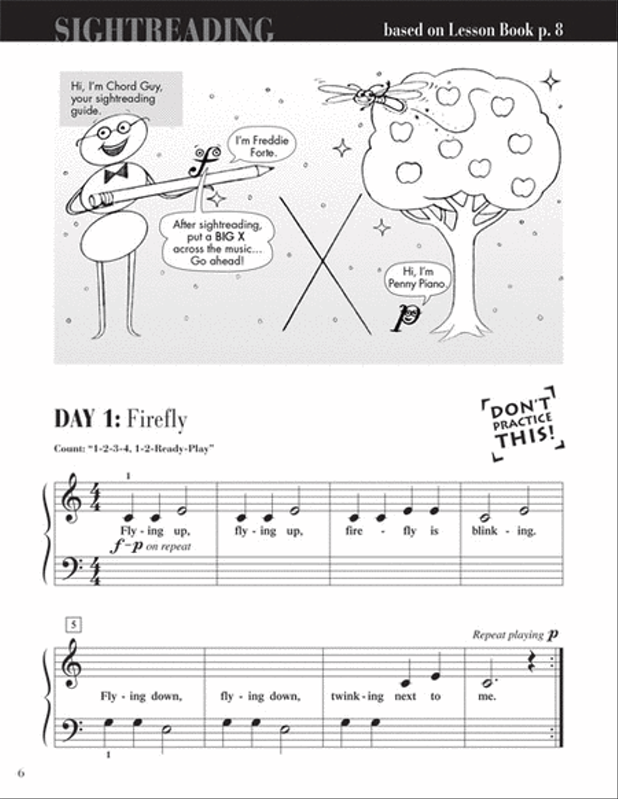 Sightreading Book Piano Method scores gallery preview page 4
