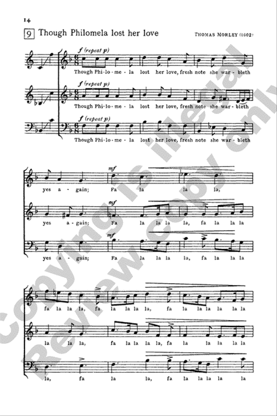Invitation to Madrigals, Book 1 3-Part scores gallery preview page 32