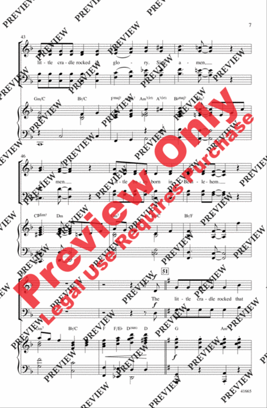 The Little Cradle Rocked - SoundTrax CD (CD only) Choir scores gallery preview page 7