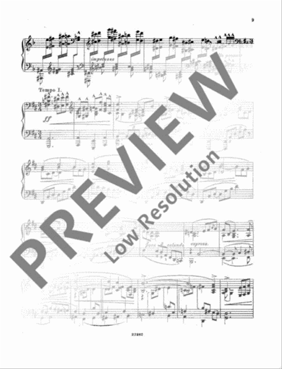 Sonata No. 1 D Major Piano Solo scores gallery preview page 12