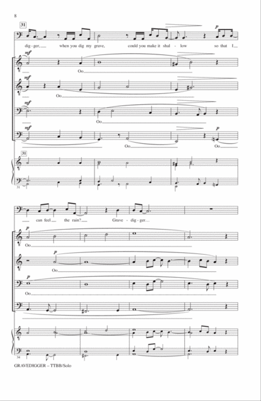 Gravedigger Gravedigger A Cappella scores gallery preview page 6