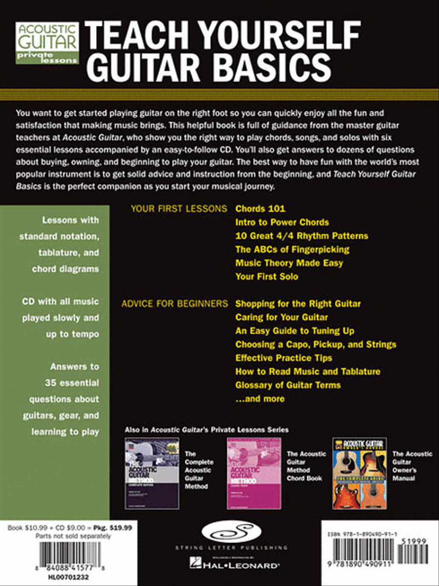 Teach Yourself Guitar Basics Guitar Tablature scores gallery preview page 2