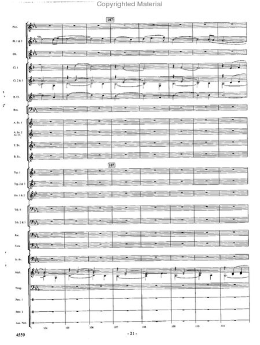 Into the Raging River Into the Raging River Concert Band scores gallery preview page 20
