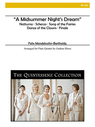 Book cover for Midsummer Night's Dream for Flute Quintet