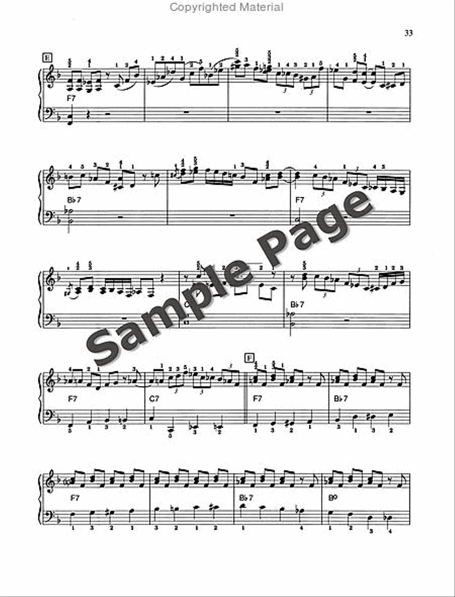 Keyboard On Stage Piano/cassette Piano scores gallery preview page 34