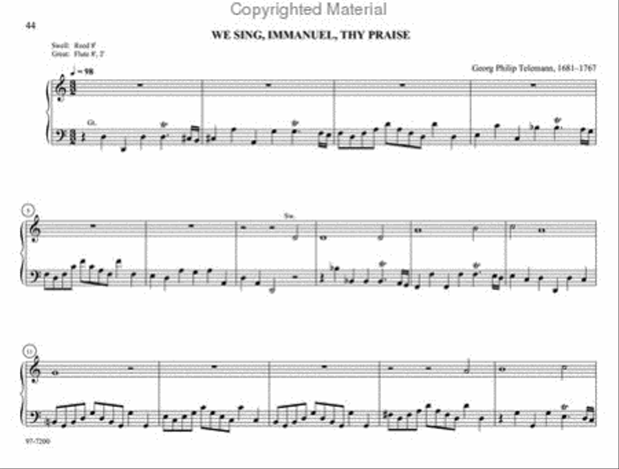 Song of the Gospel, Vol. 2 Organ scores gallery preview page 5