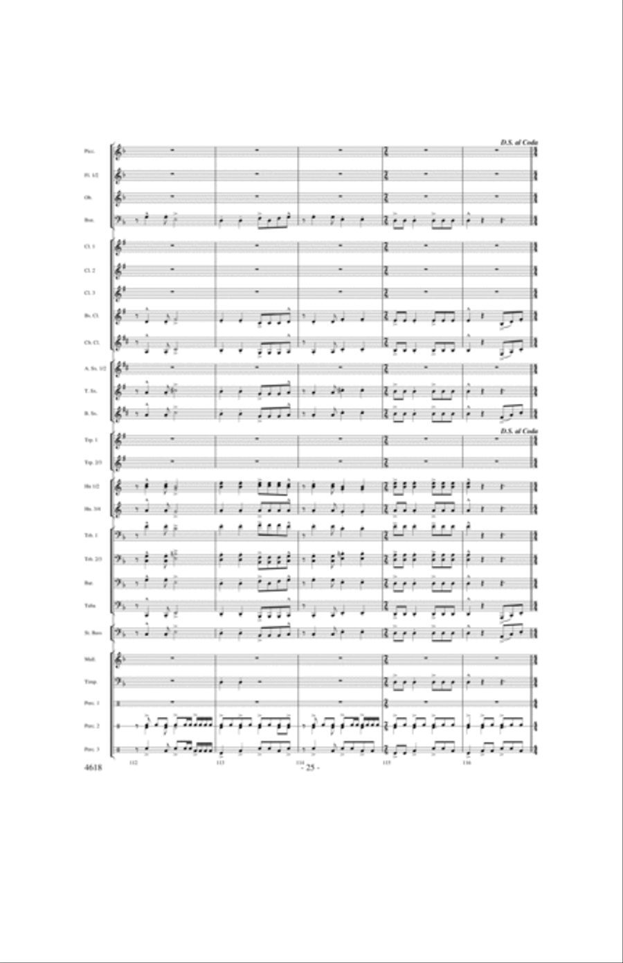 By the Rivers of Babylon Concert Band scores gallery preview page 24