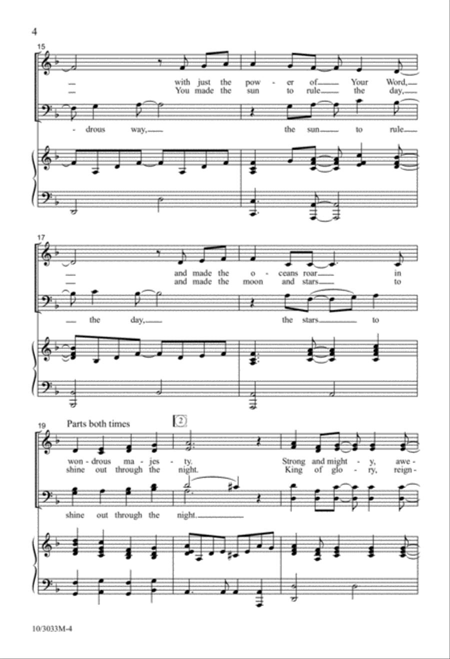 All the Praise 4-Part scores gallery preview page 4
