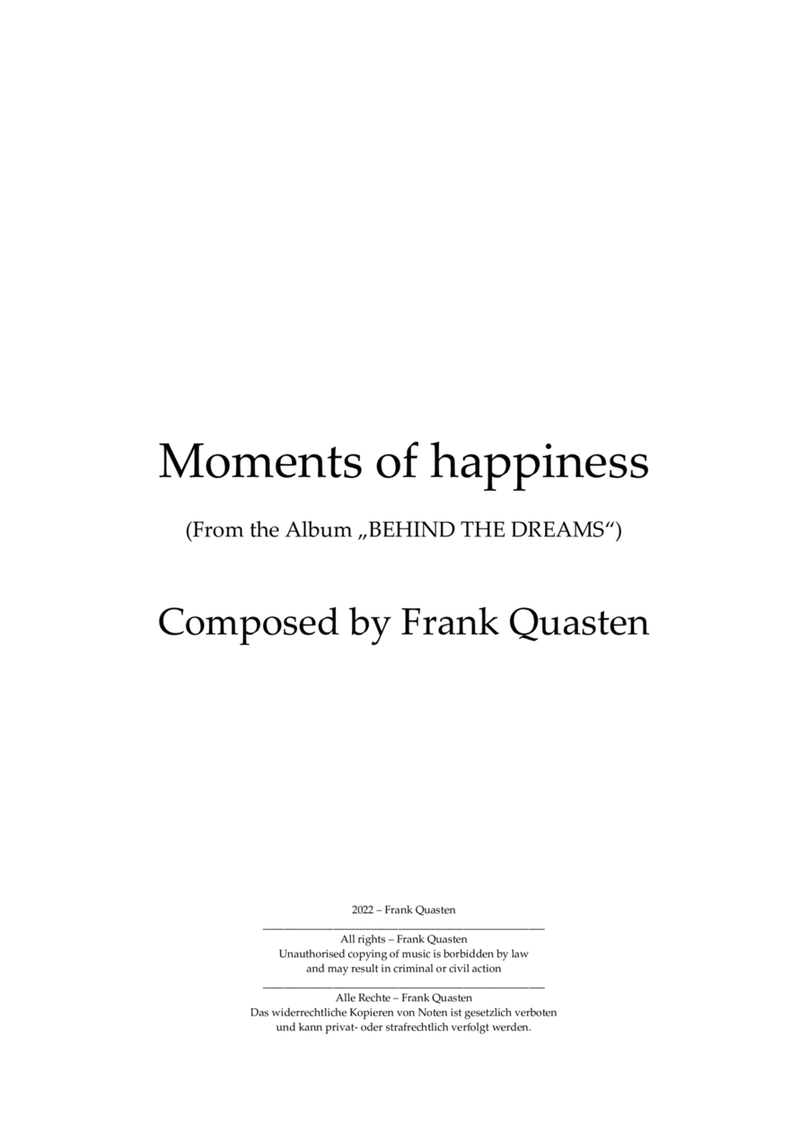 Moments of happiness Piano Solo scores gallery preview page 1