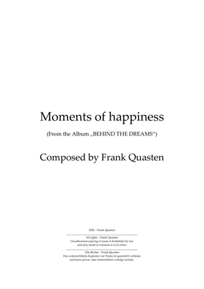 Book cover for Moments of happiness