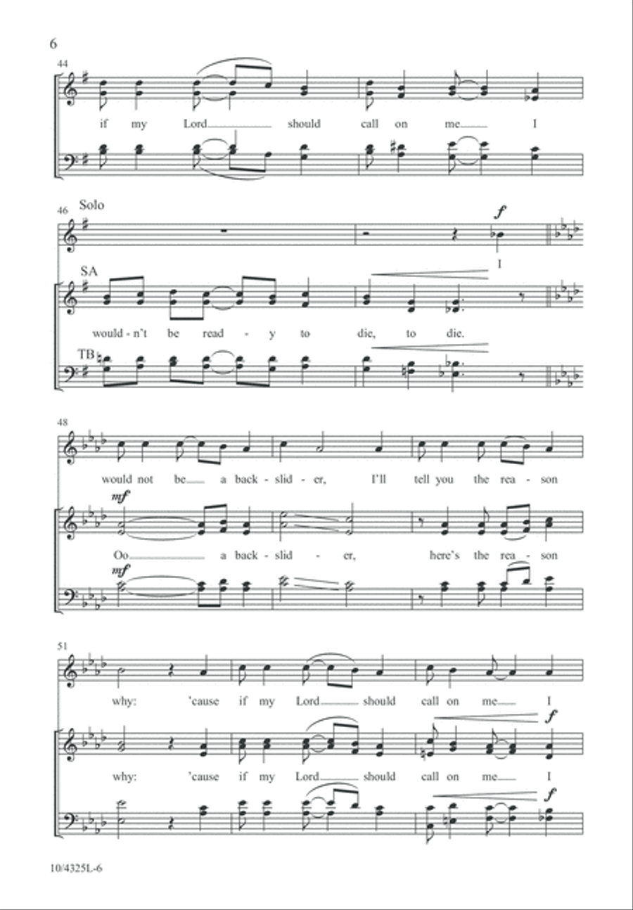 Plenty Good Room Plenty Good Room 4-Part scores gallery preview page 6
