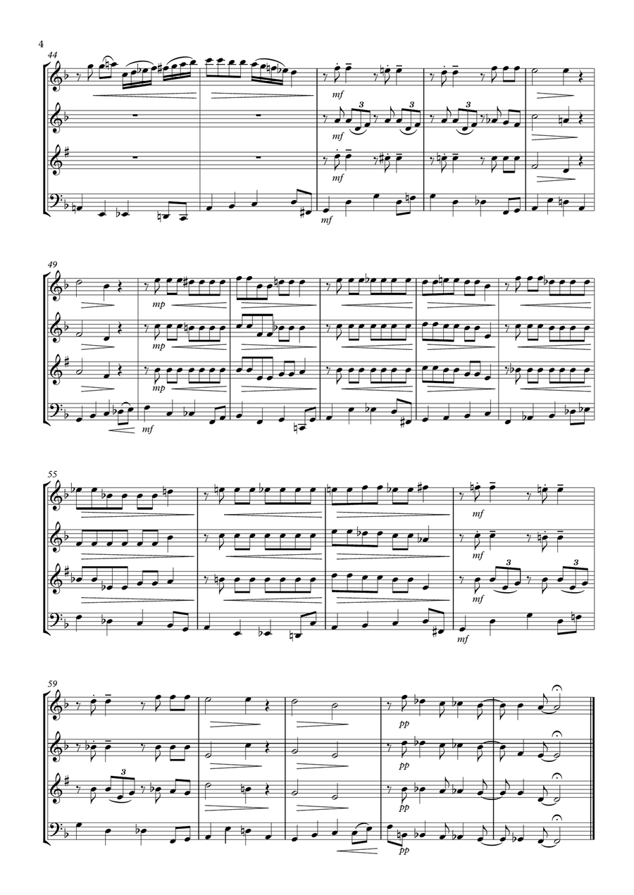 Girl Talk Girl Talk Woodwind Quartet scores gallery preview page 4