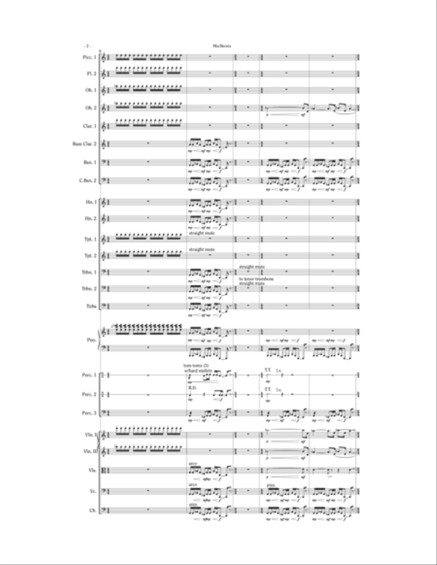 Mix Re-Mix Full Orchestra scores gallery preview page 3