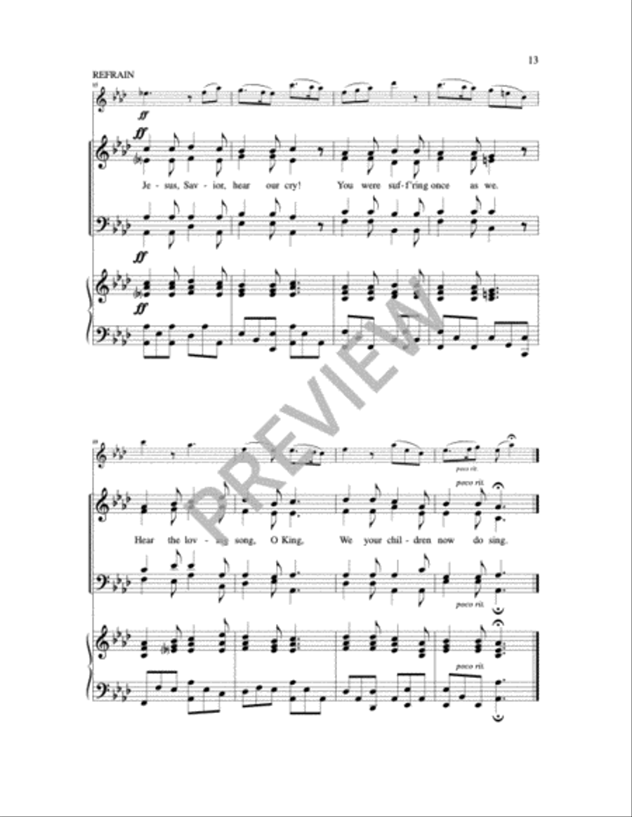 Song of the Passion 4-Part scores gallery preview page 12
