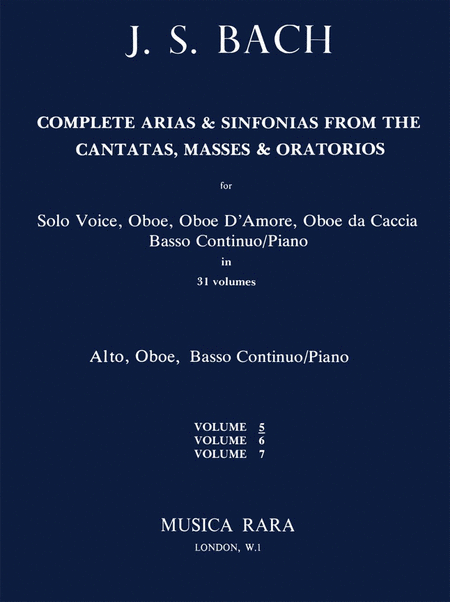 Complete Arias and Sinfonias