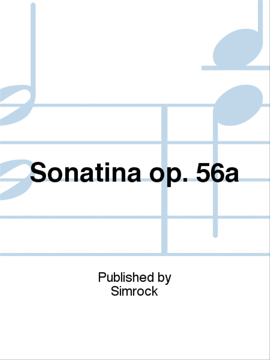 Sonatina op. 56a Sonatina op. 56a Piano Solo scores gallery preview page 1