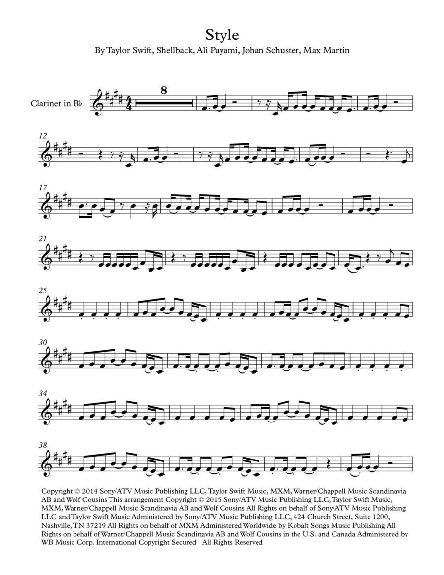 Style Small Ensemble scores gallery preview page 1