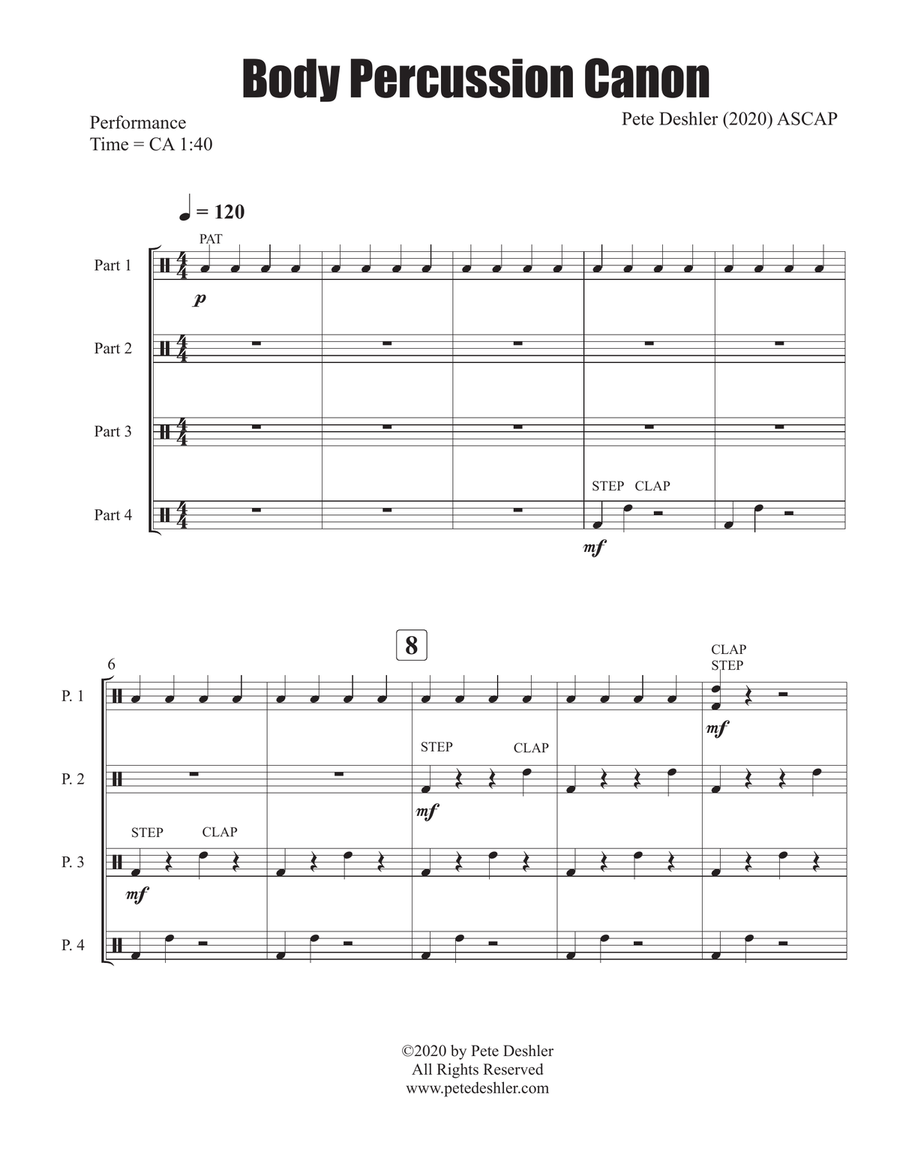 Musication body percussion sale