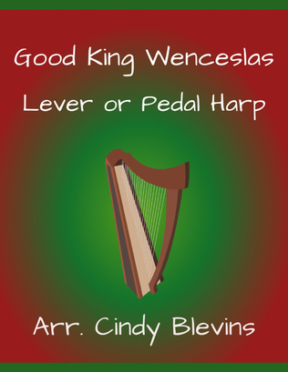Book cover for Good King Wenceslas, for Lever or Pedal Harp