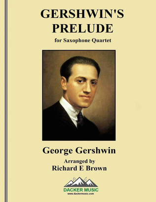 Book cover for Gershwin's Prelude - Saxophone Quartet