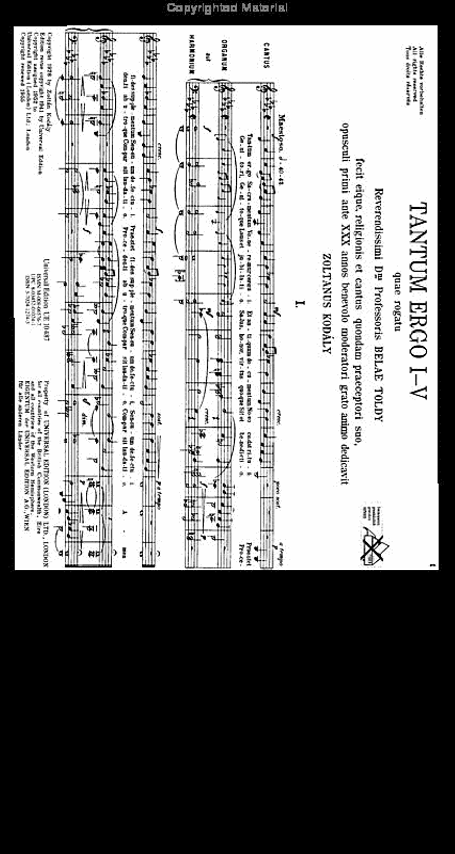 Tantum Ergo I-V Choir scores gallery preview page 2
