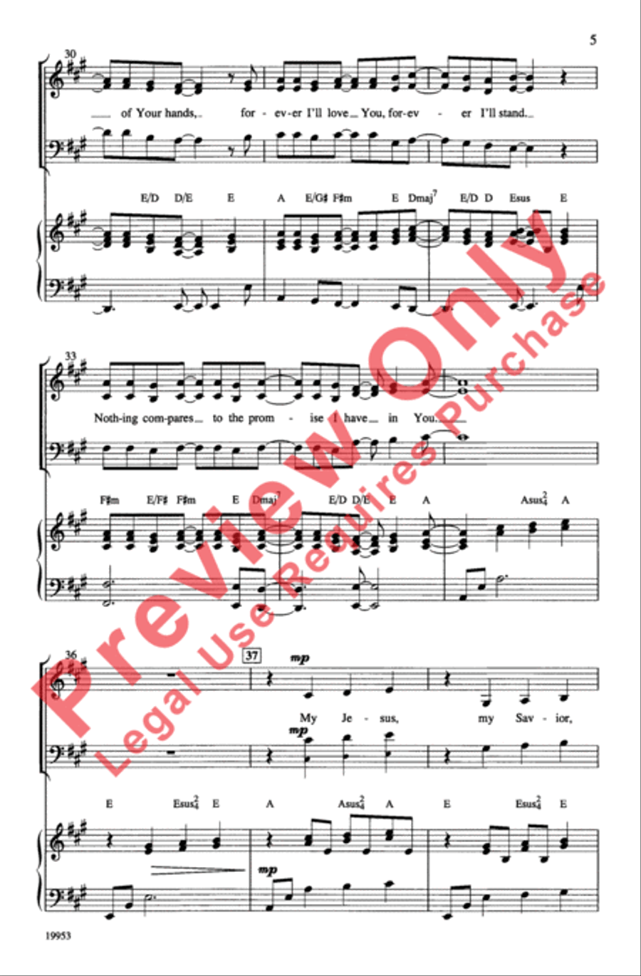 Shout to the Lord 3-Part scores gallery preview page 5