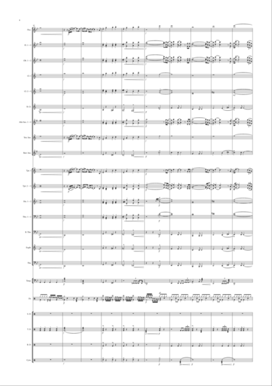 As The World Caves In As The World Caves In Concert Band scores gallery preview page 4