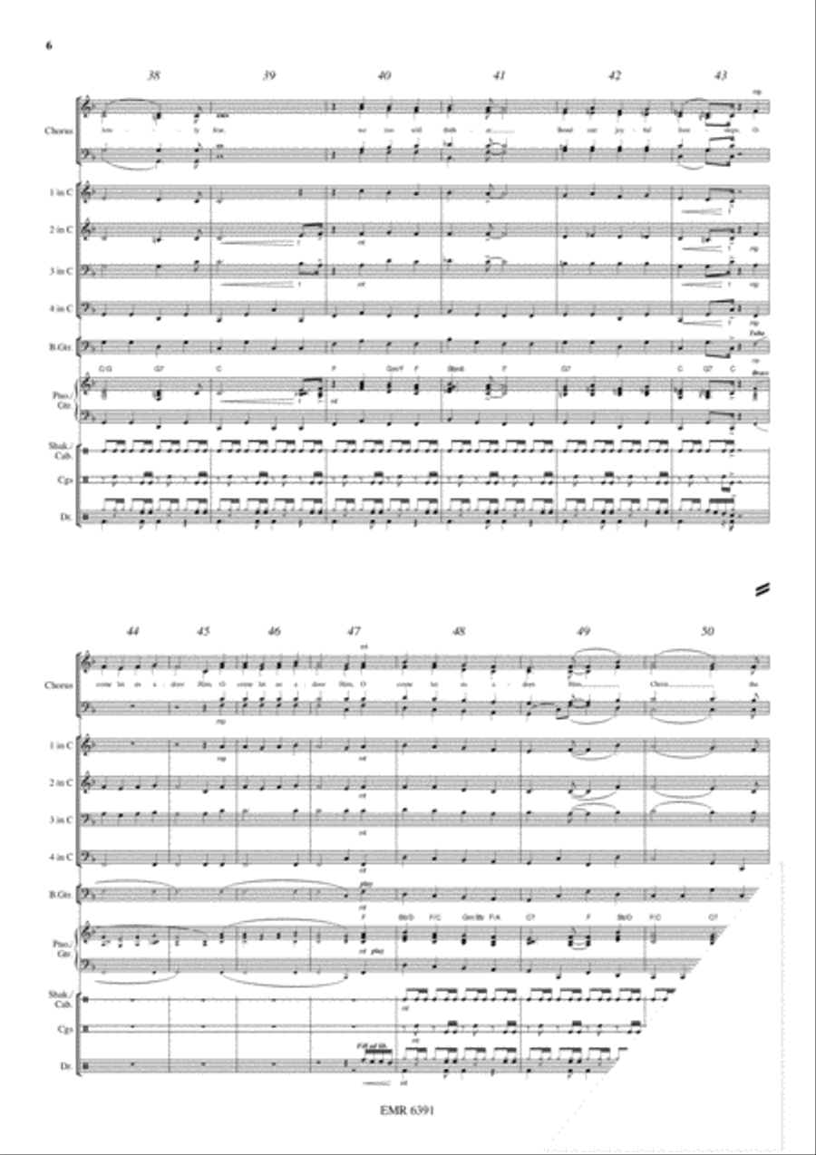 Adeste Fideles Adeste Fideles Brass Ensemble scores gallery preview page 7