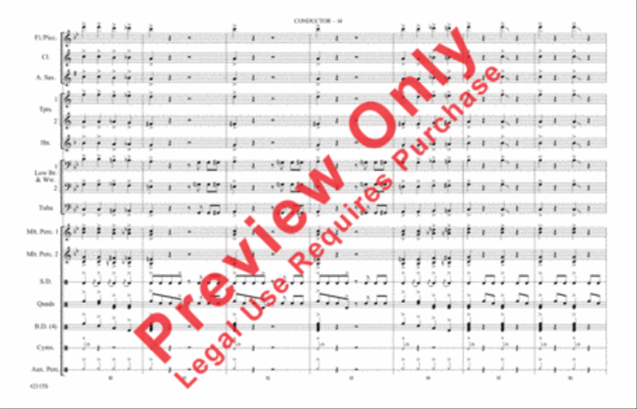You Ought to Be Having Fun / What Is Hip? Marching Band scores gallery preview page 15