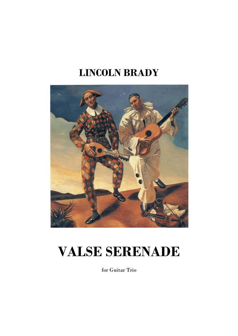 VALSE SERENADE - Guitar Ensemble Guitar Ensemble scores gallery preview page 1