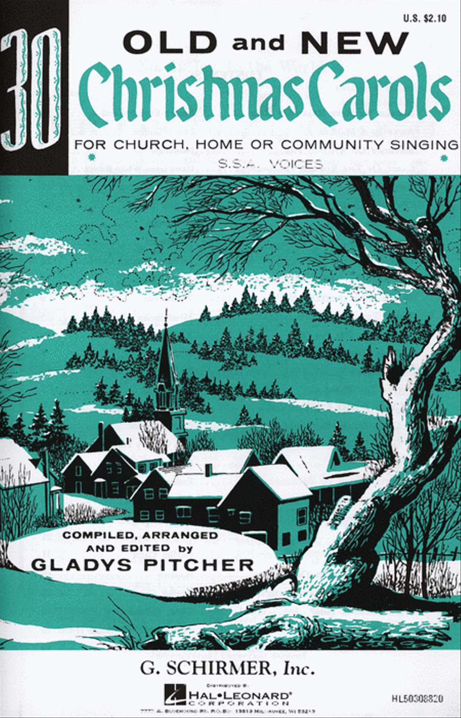 Thirty Old & New Christmas Carols SSA scores gallery preview page 1