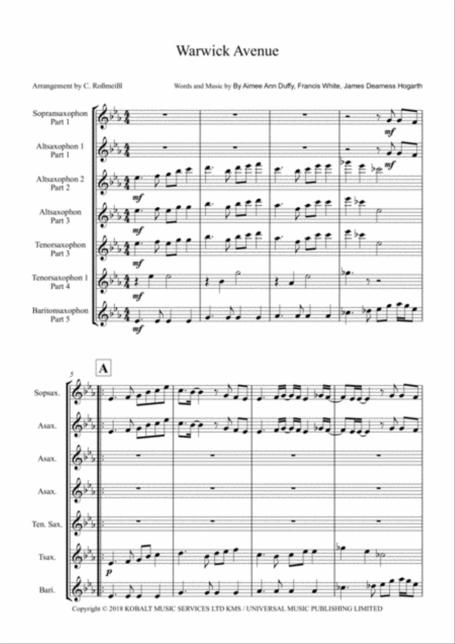 Warwick Avenue Woodwind Quintet scores gallery preview page 2