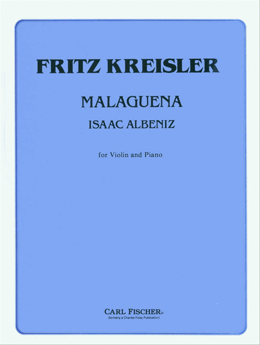 Malaguena Violin Solo scores gallery preview page 1