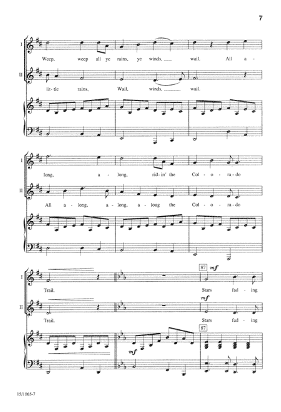 Americans West 2-Part scores gallery preview page 7