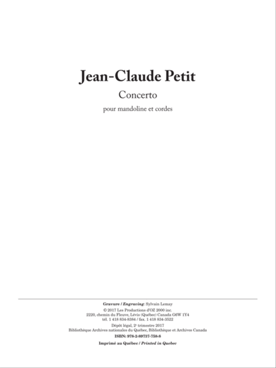 Concerto Concerto String Orchestra scores gallery preview page 1