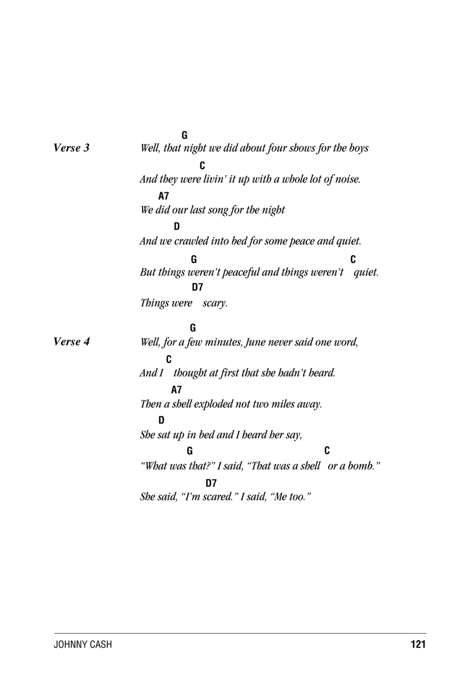 Singin' In Vietnam Talkin' Blues (Bring The Boys Back Home) Electric Guitar scores gallery preview page 2