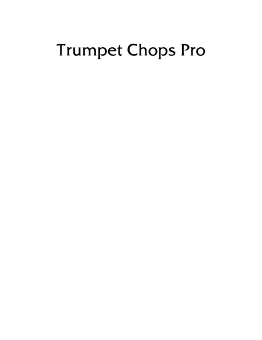 Trumpet Chops Pro eBook by Eddie Lewis Trumpet Solo scores gallery preview page 2