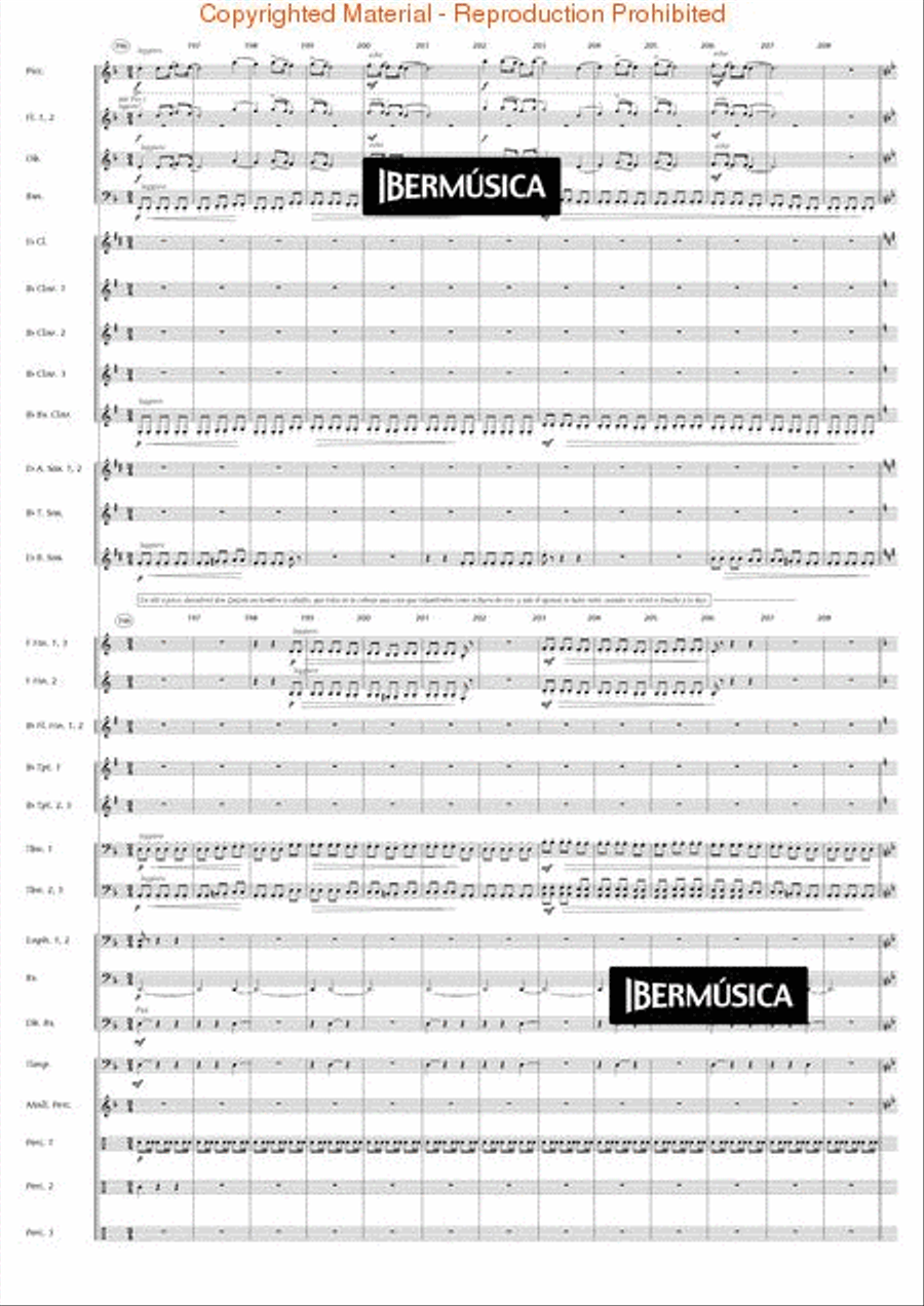 El Quijote Concert Band scores gallery preview page 26