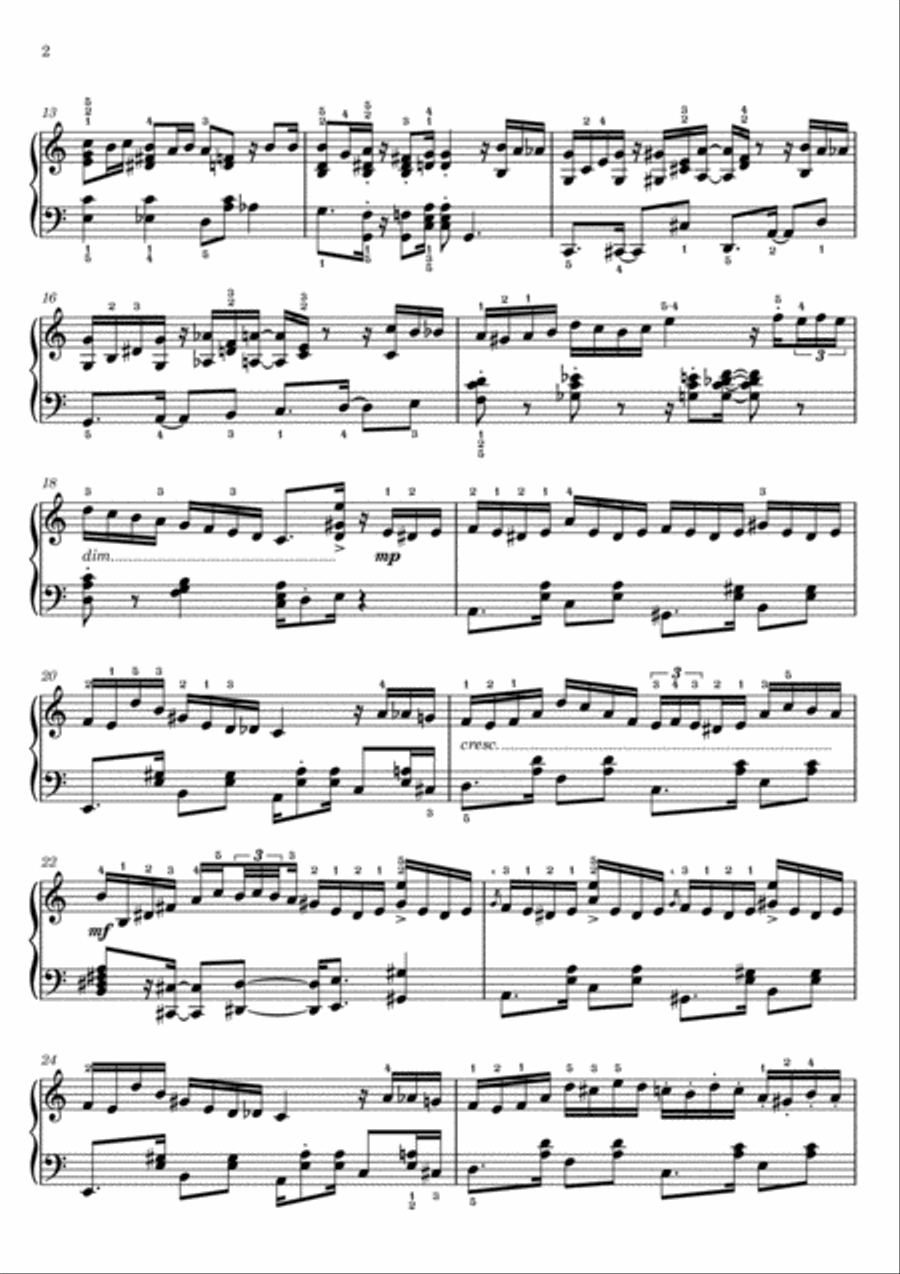 Tico Tico - Piano solo sheet music Piano Solo scores gallery preview page 2